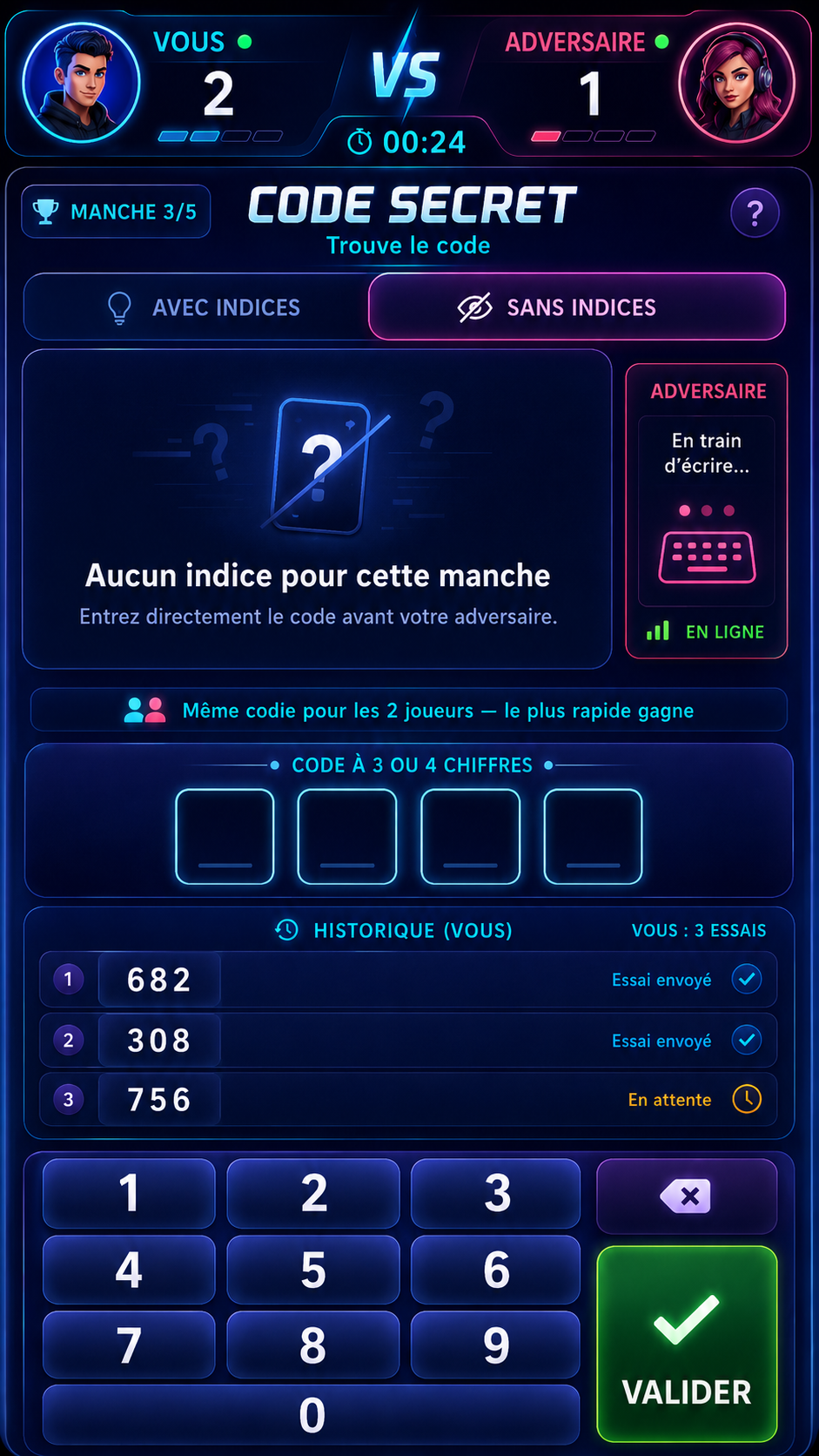 Code Secret screenshot